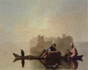 George Caleb Bingham fur traders descending the missouri china oil painting artist